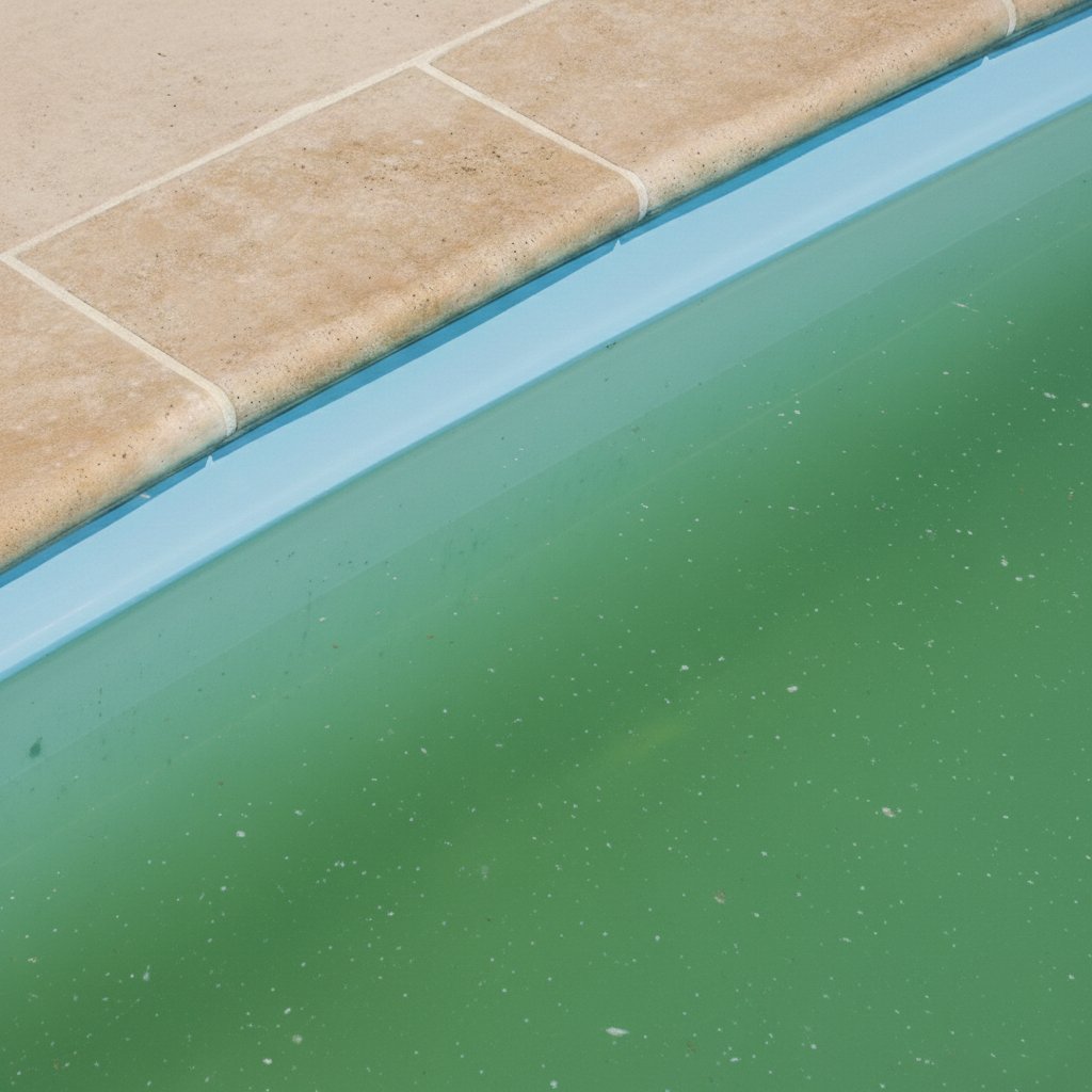 eau verte et trouble